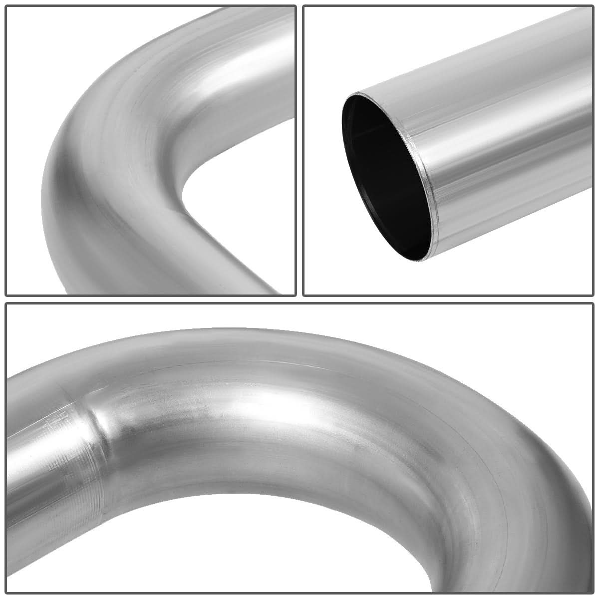 Universal 3" Polished Exhaust Piping Kit