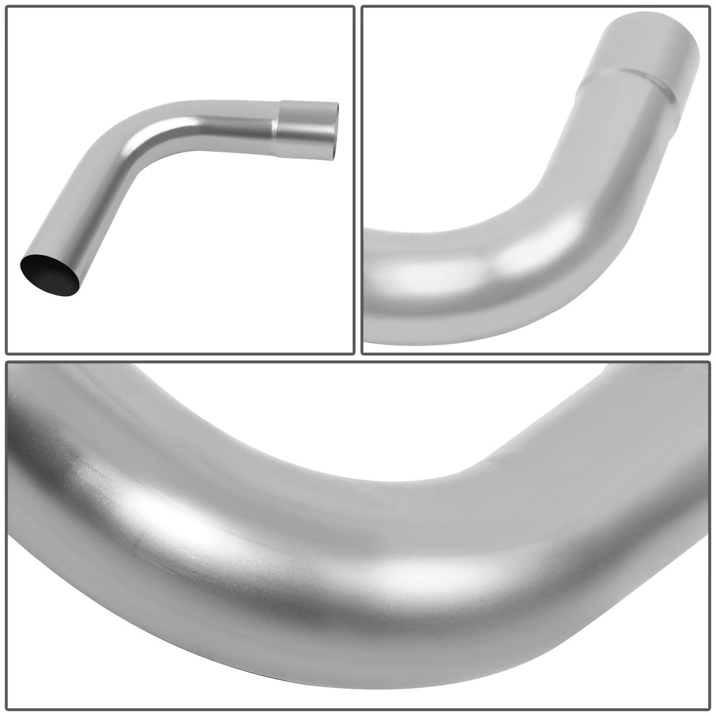 3.0" Mild Steel DIY Custom Exhaust Pipes - 8 Piece Kit