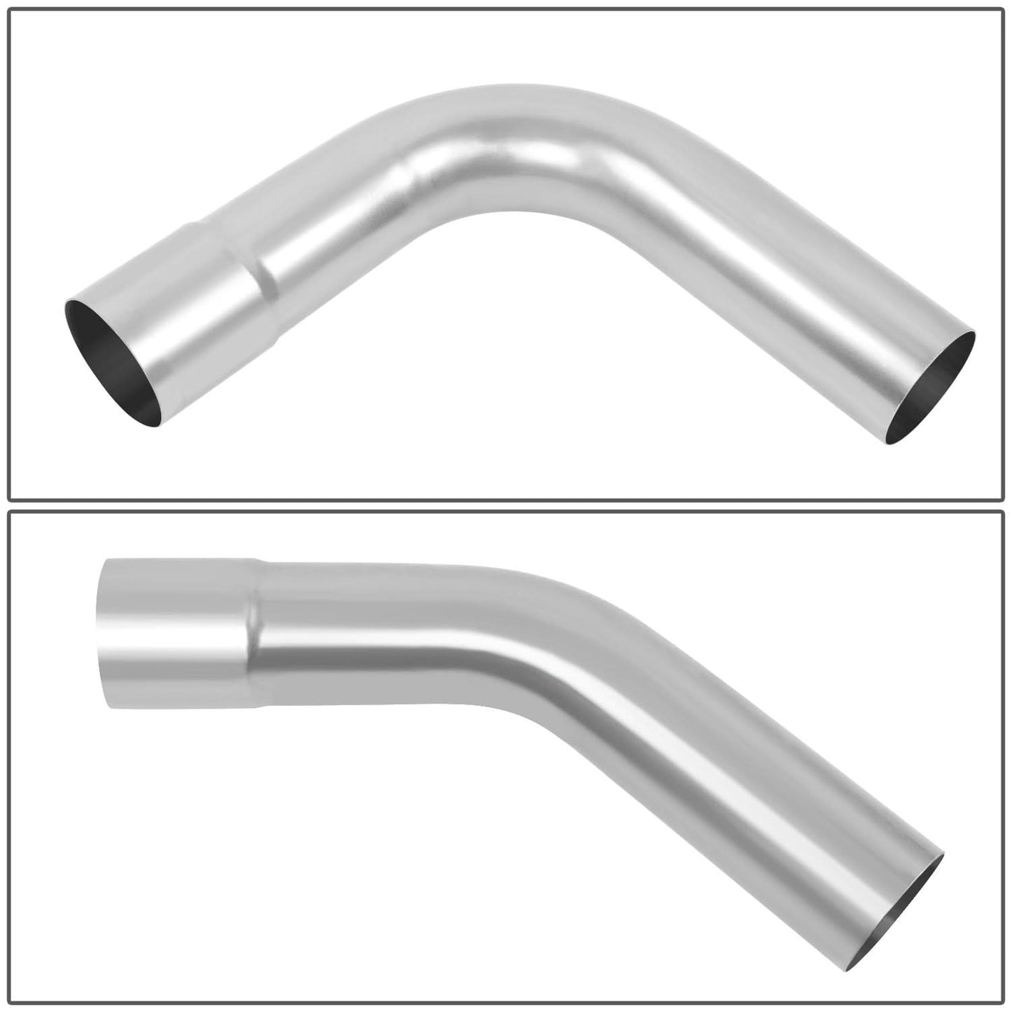 3.0" Mild Steel DIY Custom Exhaust Pipes - 8 Piece Kit