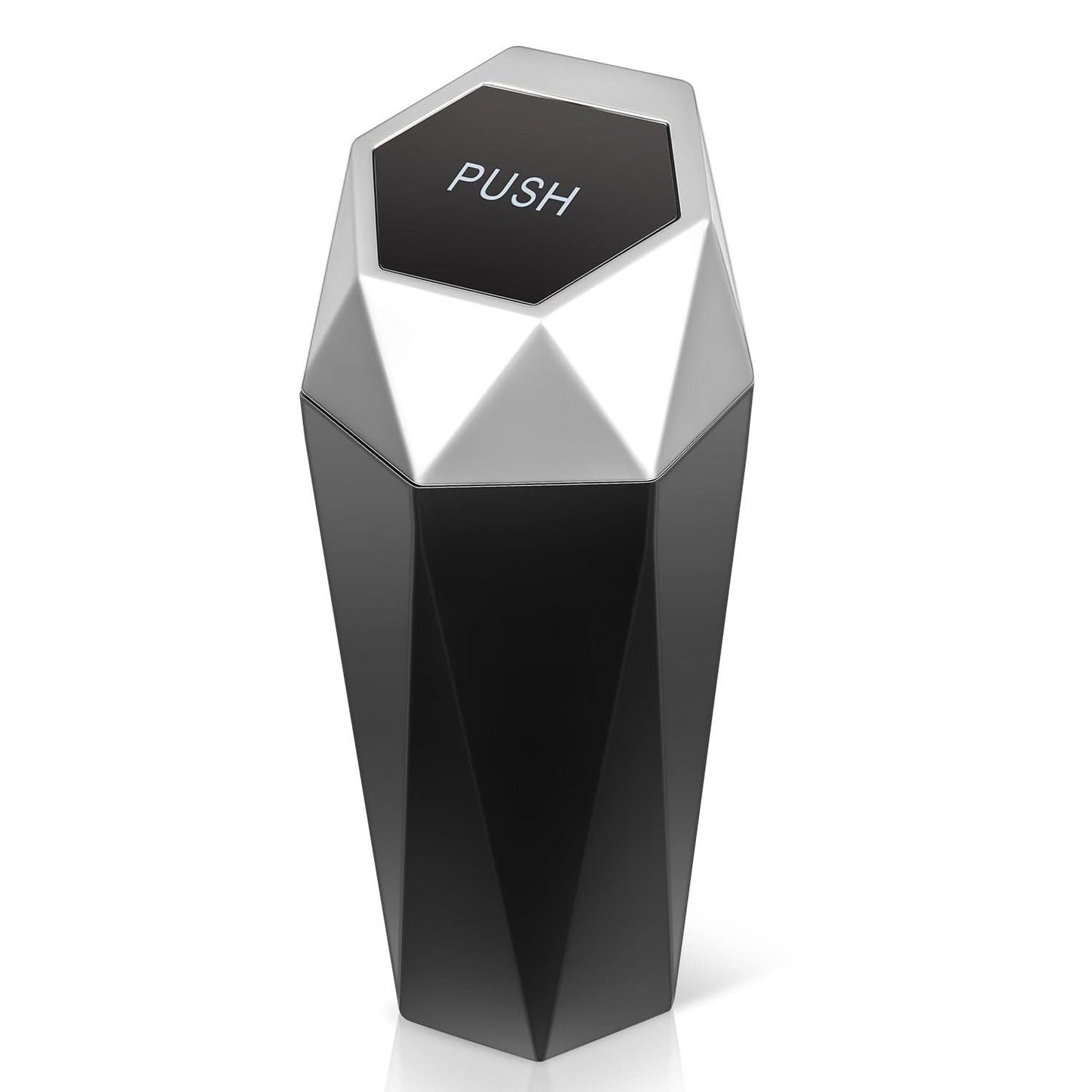 Universal Vehicle-Mounted Garbage Can - Silver