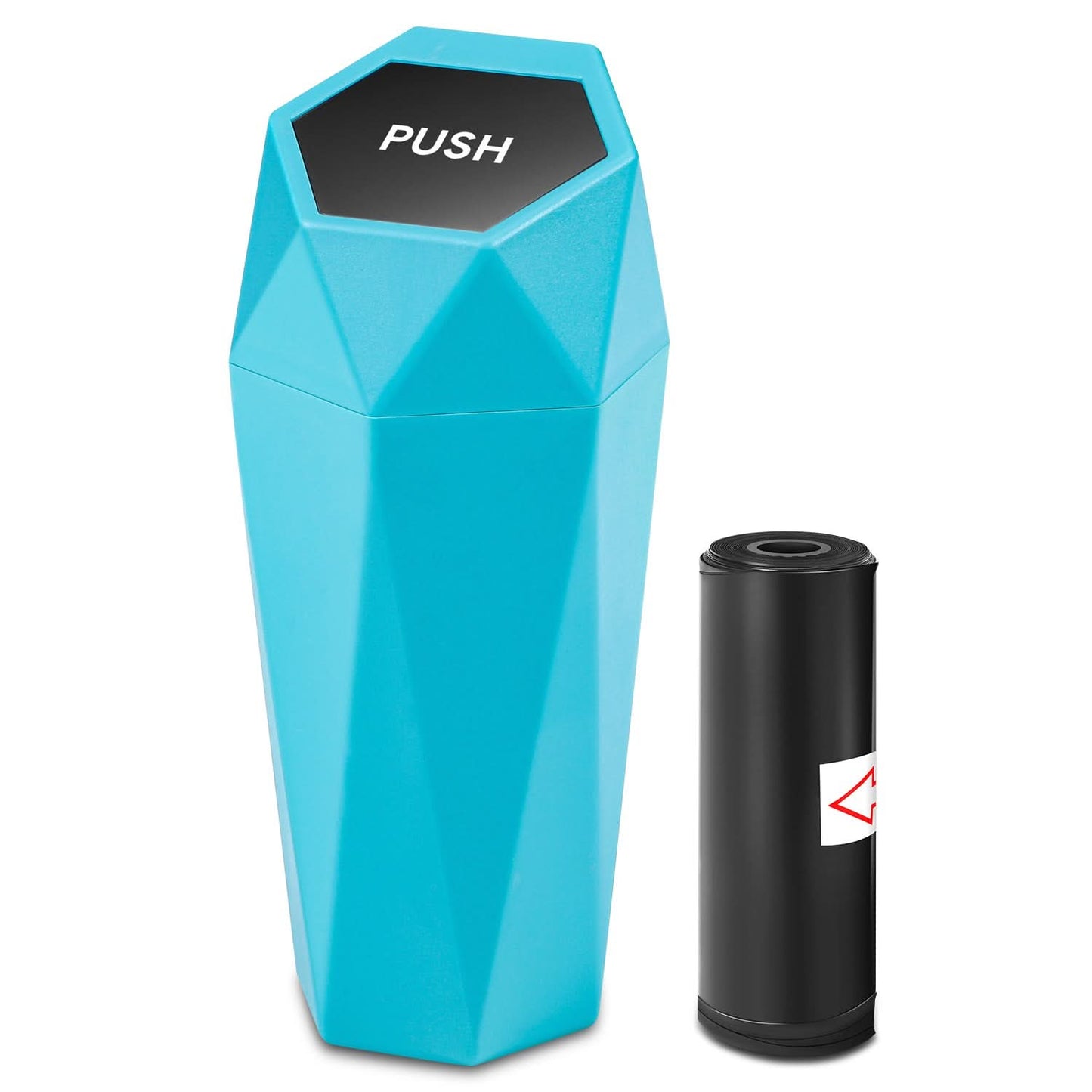 Vehicle-Mounted Garbage Can - Tiffany Blue