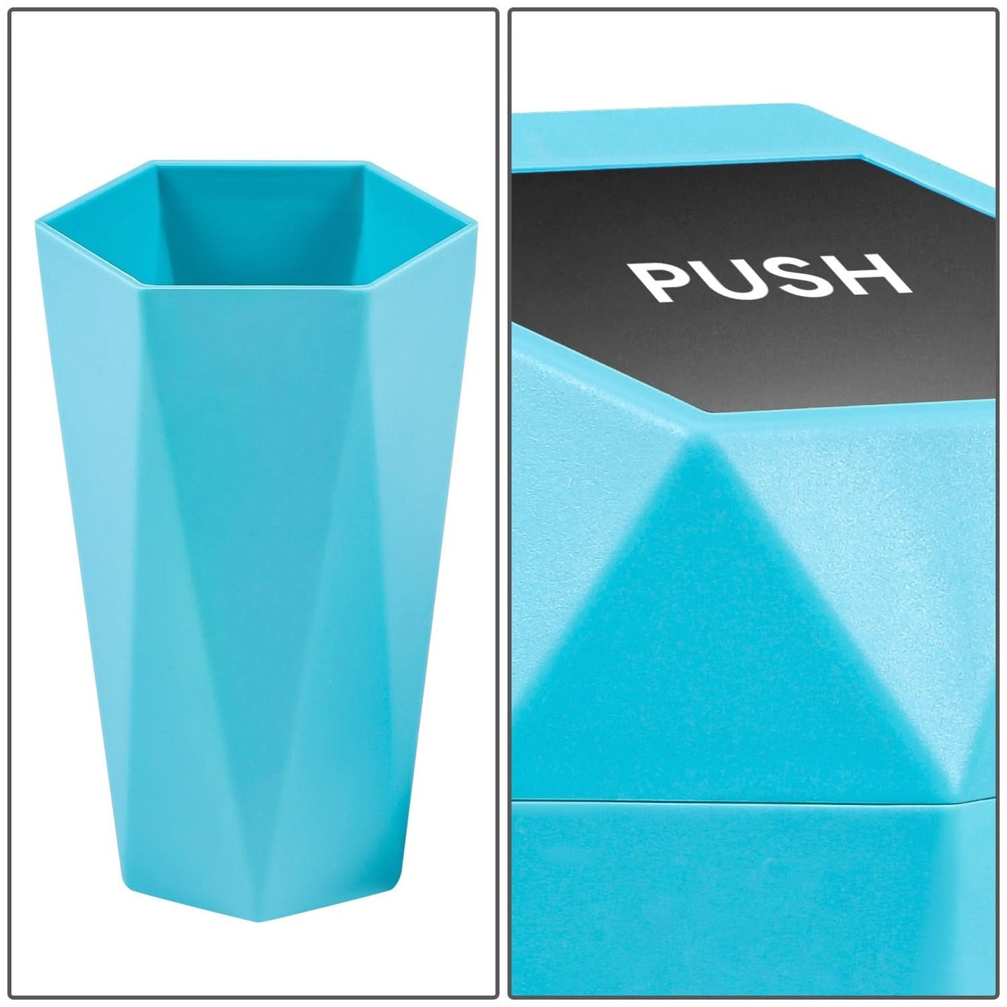 Vehicle-Mounted Garbage Can - Tiffany Blue - 2PC