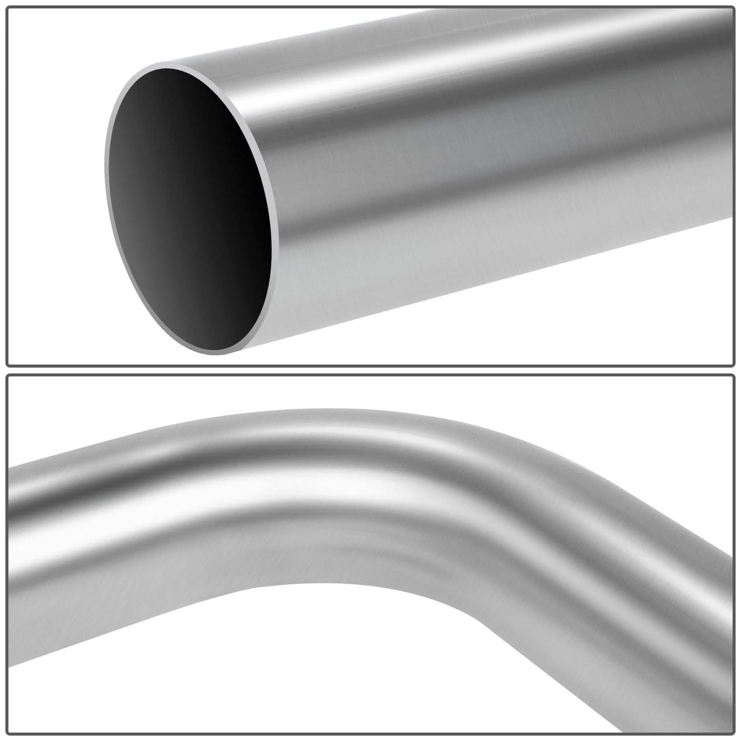 Exhaust Pipe Tubing Straight 2"-2.15" Flared 18" Mild Steel