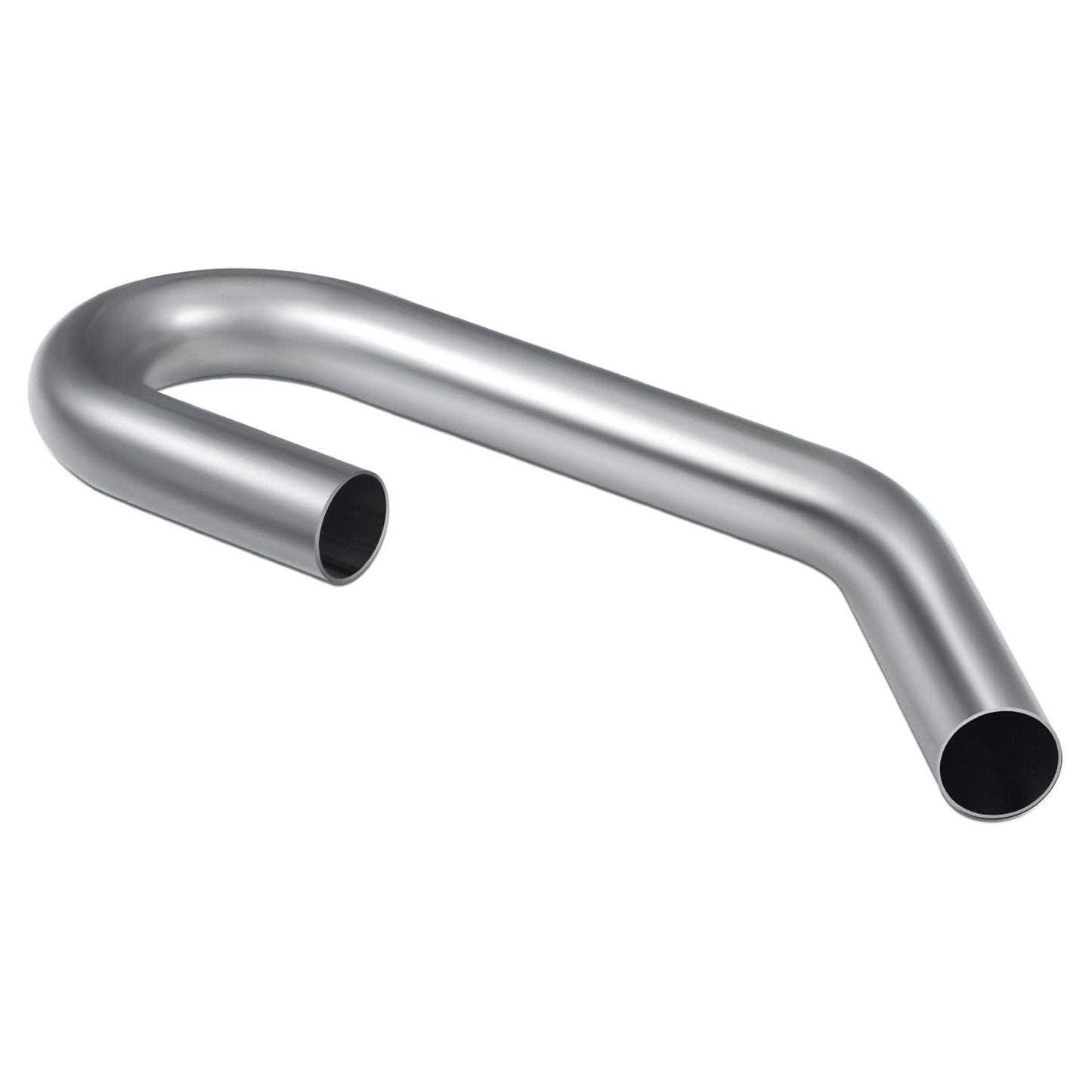 2" OD 45/180 Degree U-Bend Exhaust Pipe Tubing - 18-Gauge