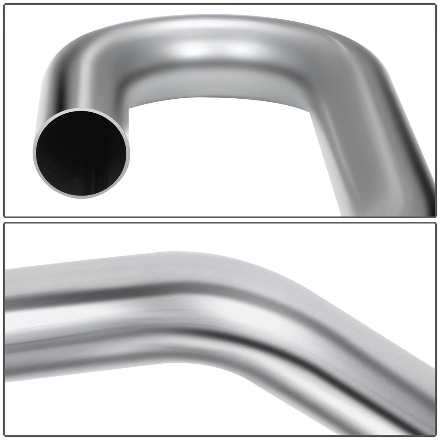 2.25" OD 45/180 Degree U-Bend Exhaust Pipe Tubing 18-Gauge