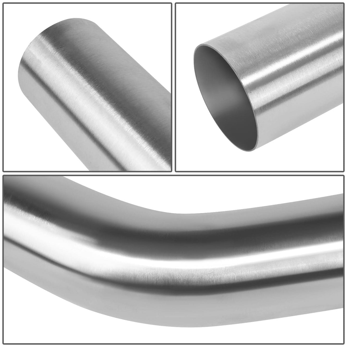 2.5" 45 Degree Mandrel Bent Exhaust Pipe Tubing Stainless Steel