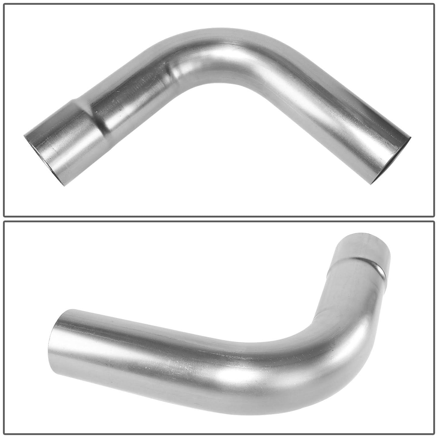 3.0"-3.15" Flared 45 Degree L-Bend Exhaust Pipe Tubing Stainless Steel