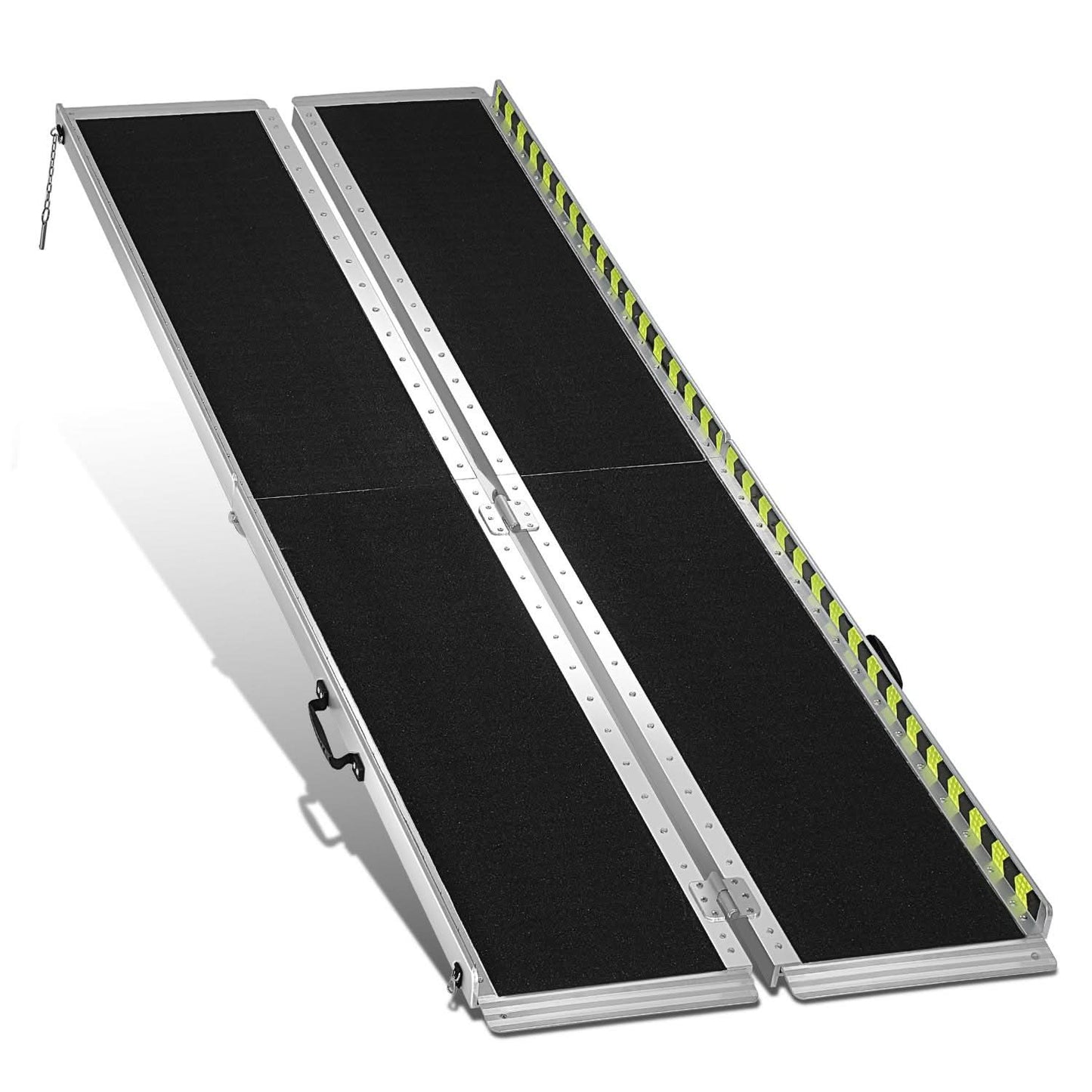 29" x 8' Aluminum Wheelchair Ramp - Metallic Black