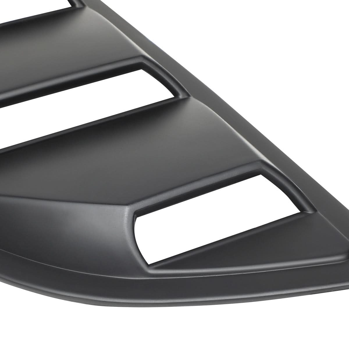2015-2018 Ford Mustang Quarter Window Louvers - Black