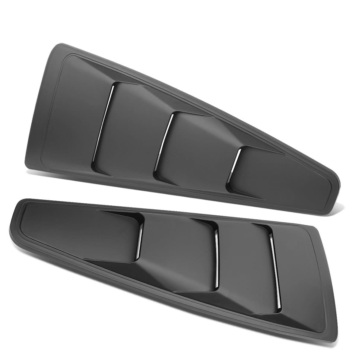 05-14 Ford Mustang Quarter Window Louvers 2PC Set Black
