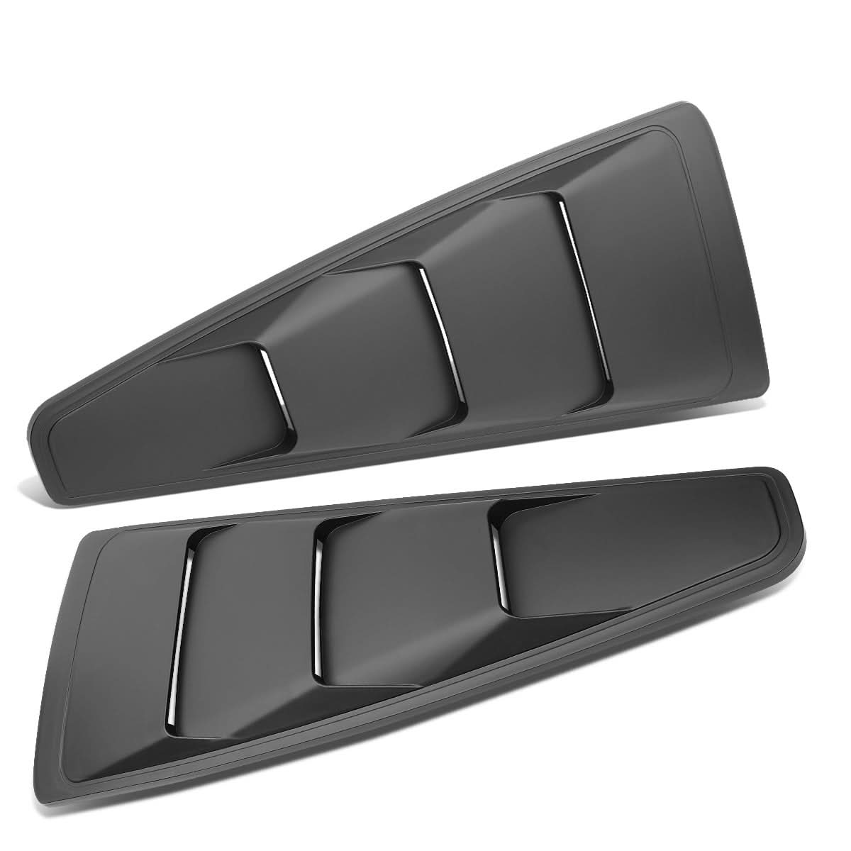 05-14 Ford Mustang Quarter Window Louvers 2PC Set Black