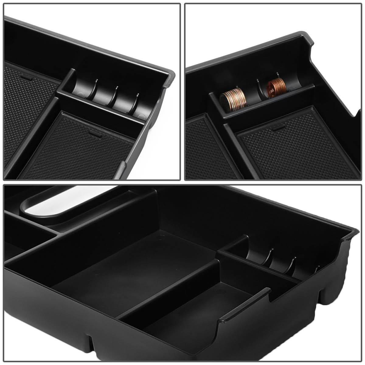 2007-2019 Toyota Tundra Center Console Organizer Tray - Black