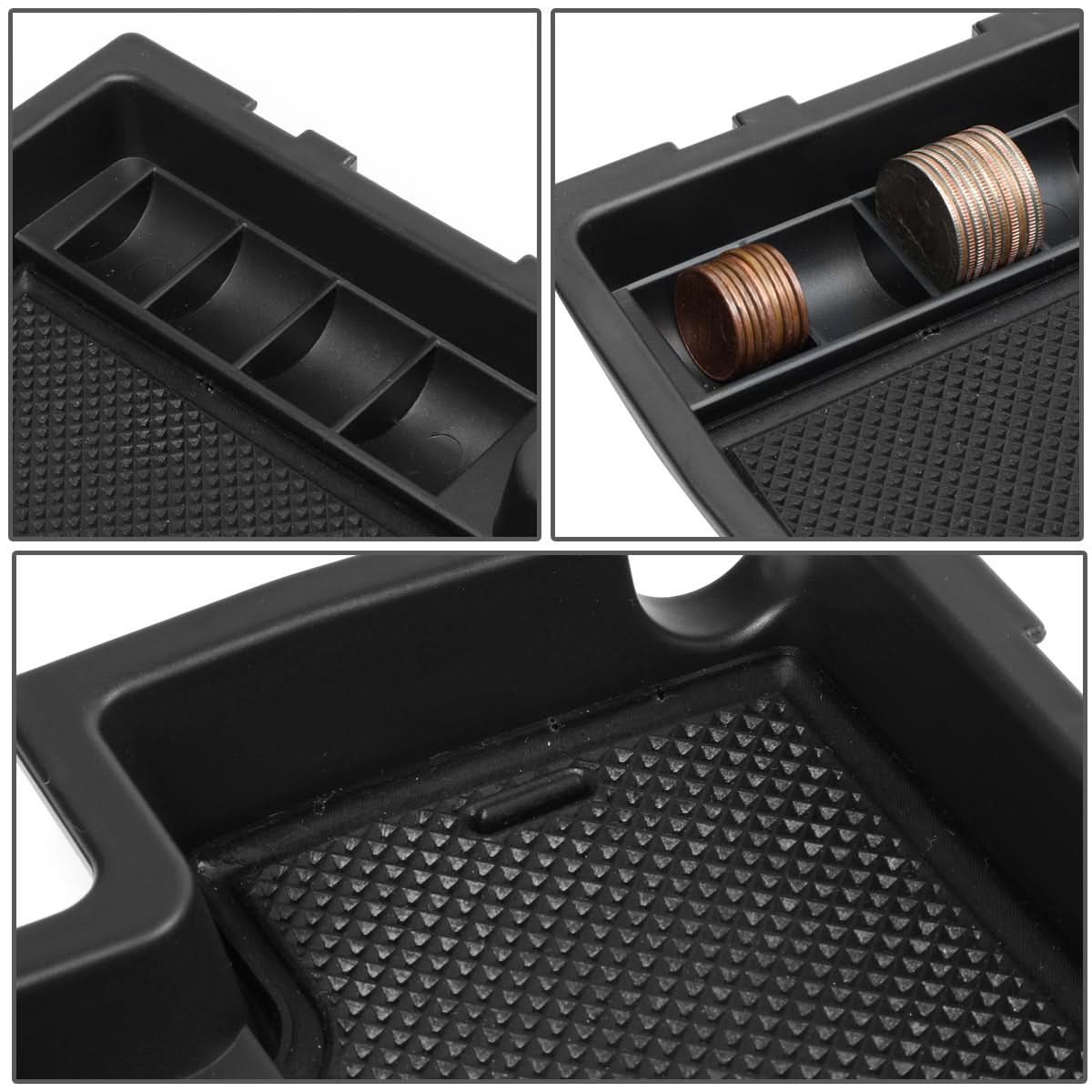 2013-2017 Subaru XV Crosstrek Center Console Organizer Tray - Black