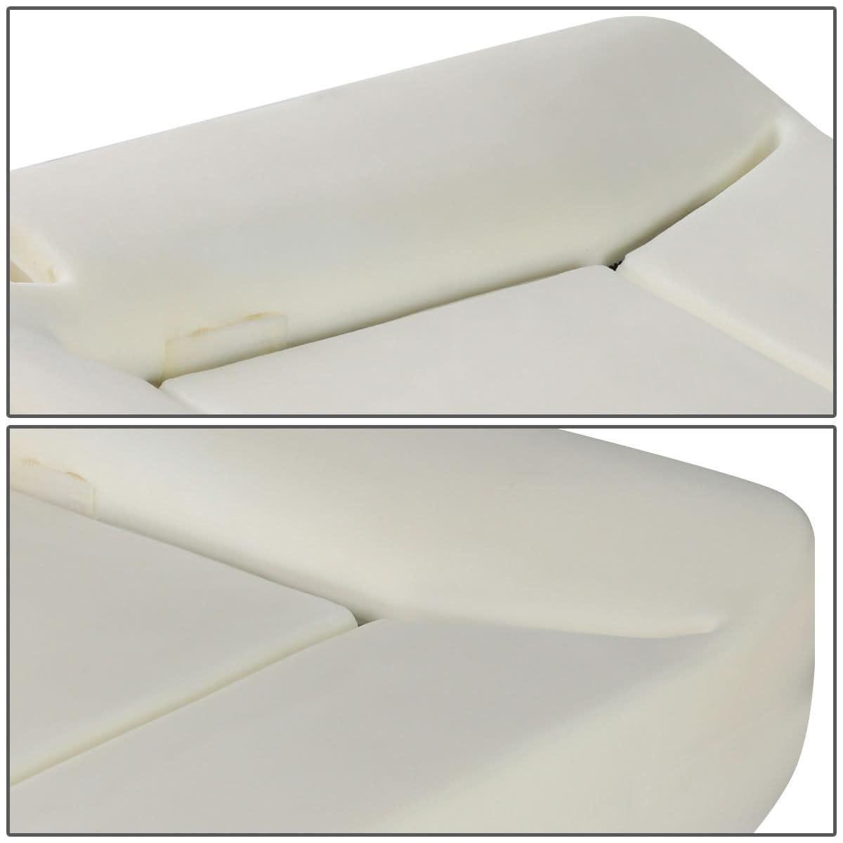 06-10 Dodge Ram Driver Side Seat Cushion Pad - White