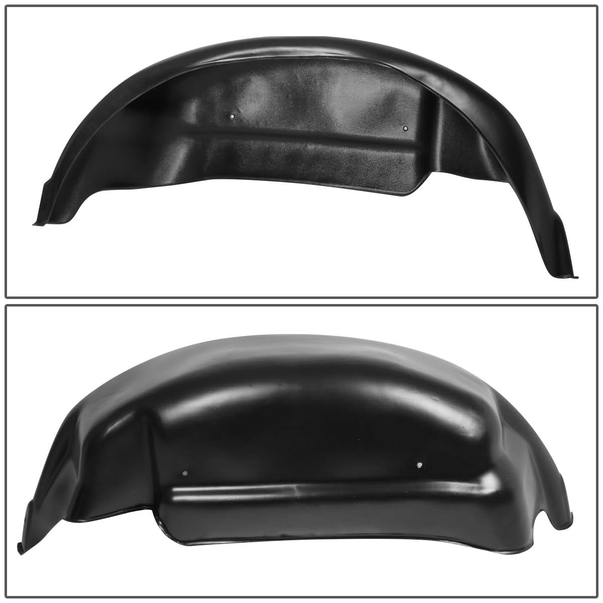 15-19 Ford F-150 Rear Wheel Well Guard Covers - Black