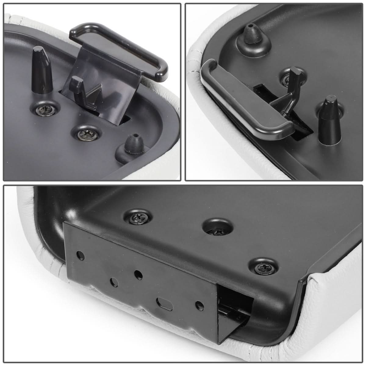 02-09 Chevy Trailblazer Center Console Armrest Lid Light Gray