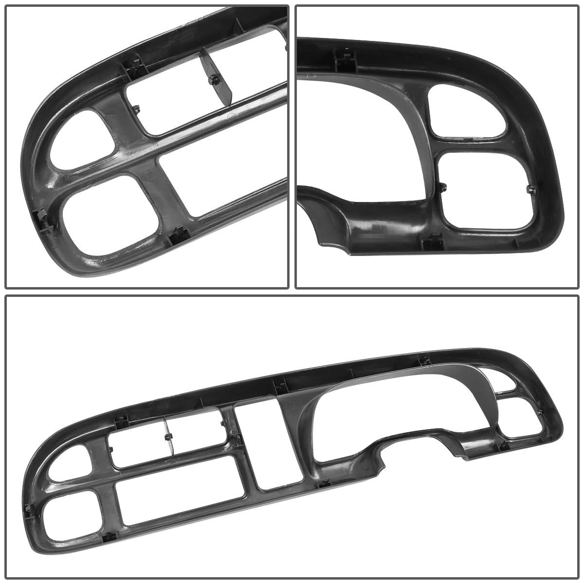 98-02 Dodge Ram Dashboard Cover Cap - Black