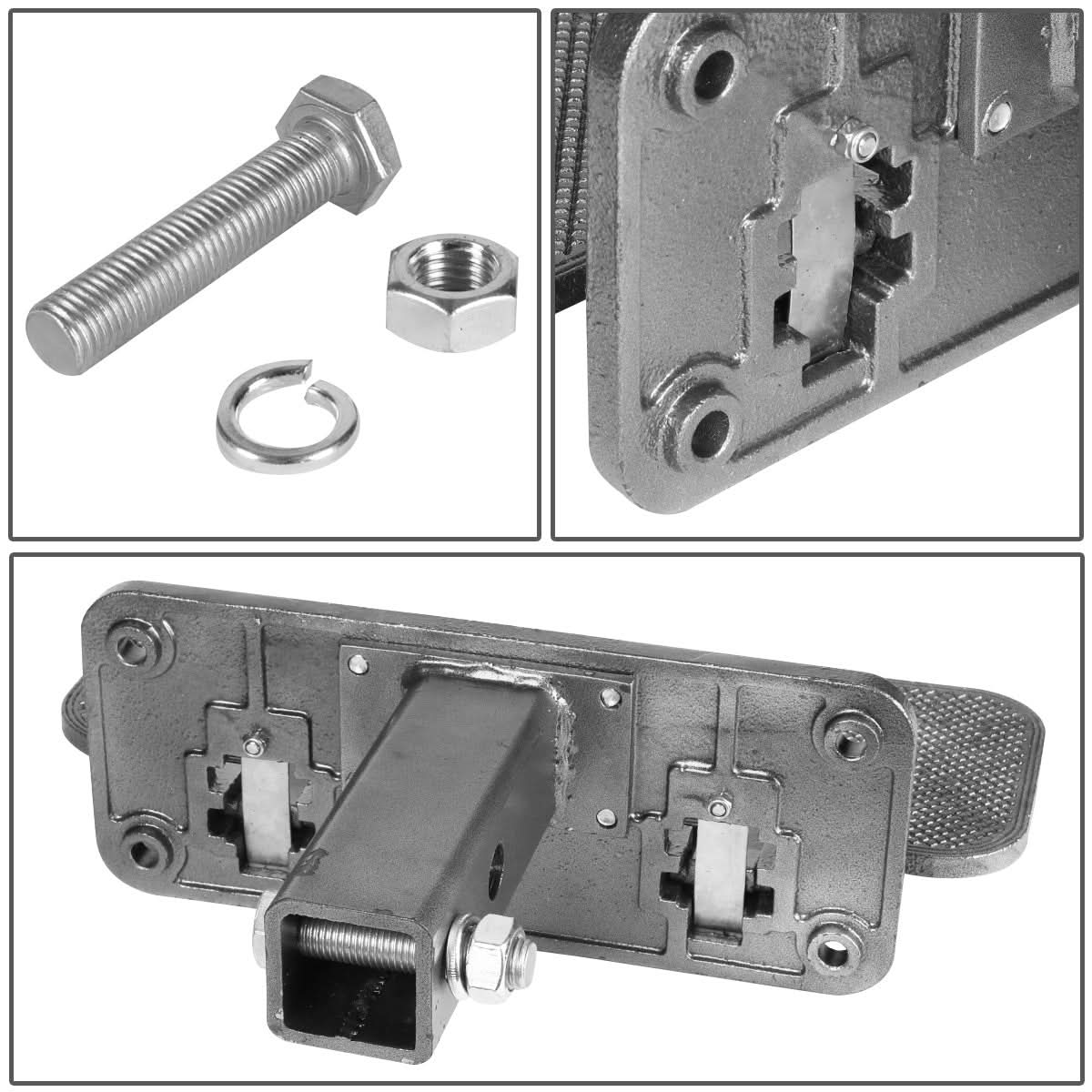 2" Folding Hitch Step - Aluminum