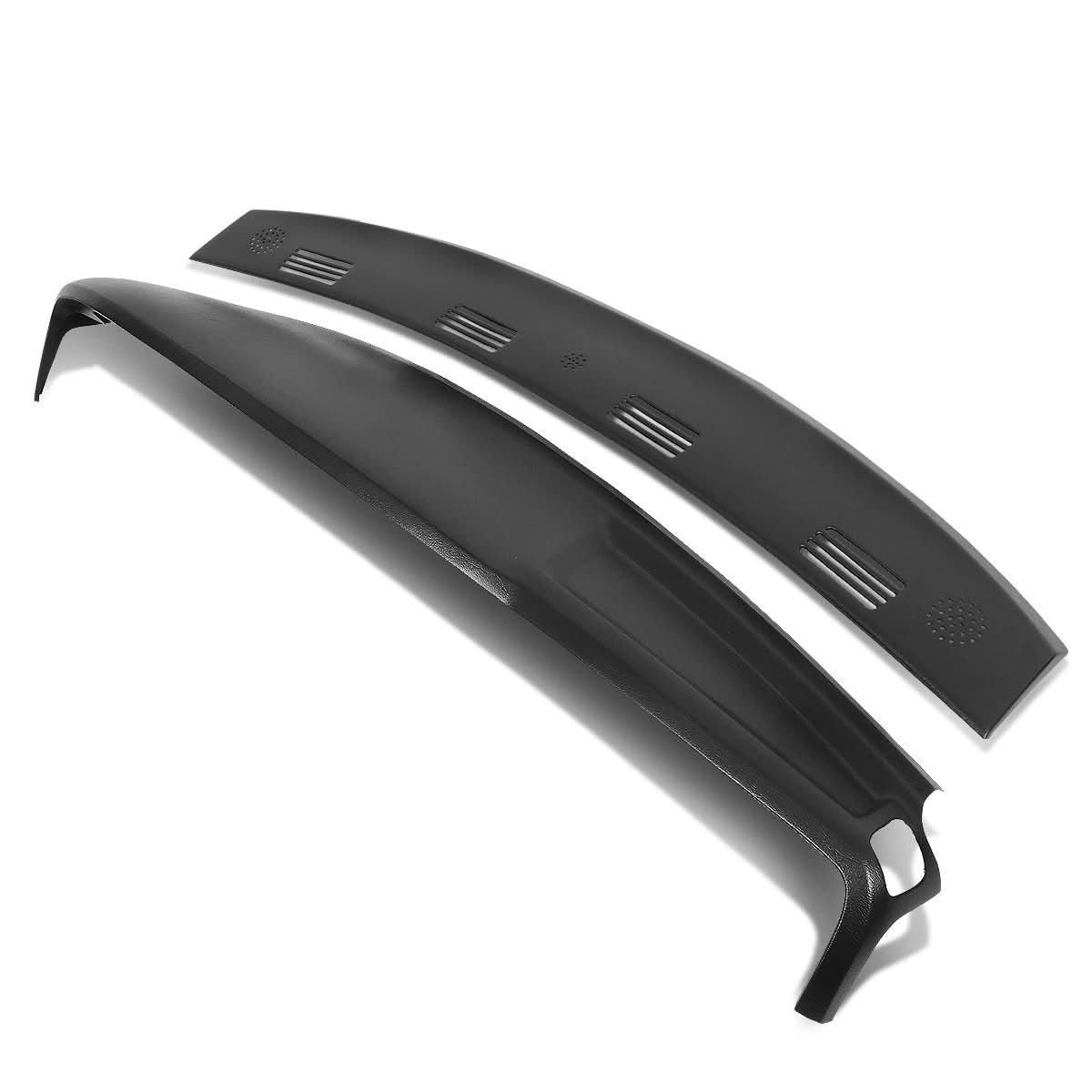 02-05 Dodge Ram Dashboard Vent Caps Front & Rear Black 2pc Set