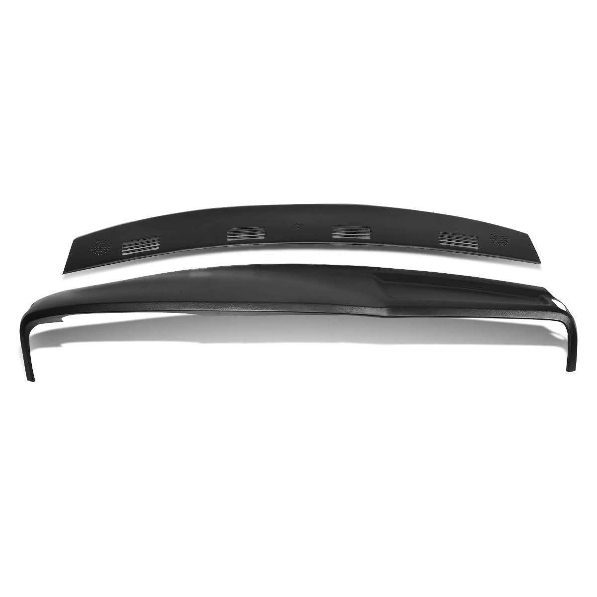 02-05 Dodge Ram Dashboard Vent Caps Front & Rear Black 2pc Set