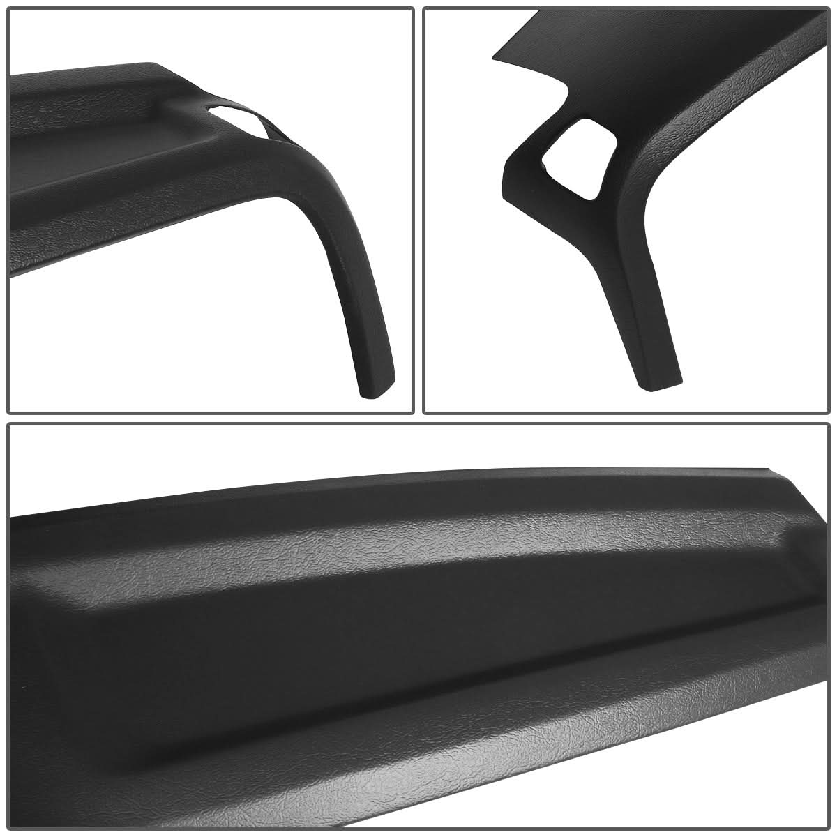 02-05 Dodge Ram Dashboard Vent Caps Front & Rear Black 2pc Set