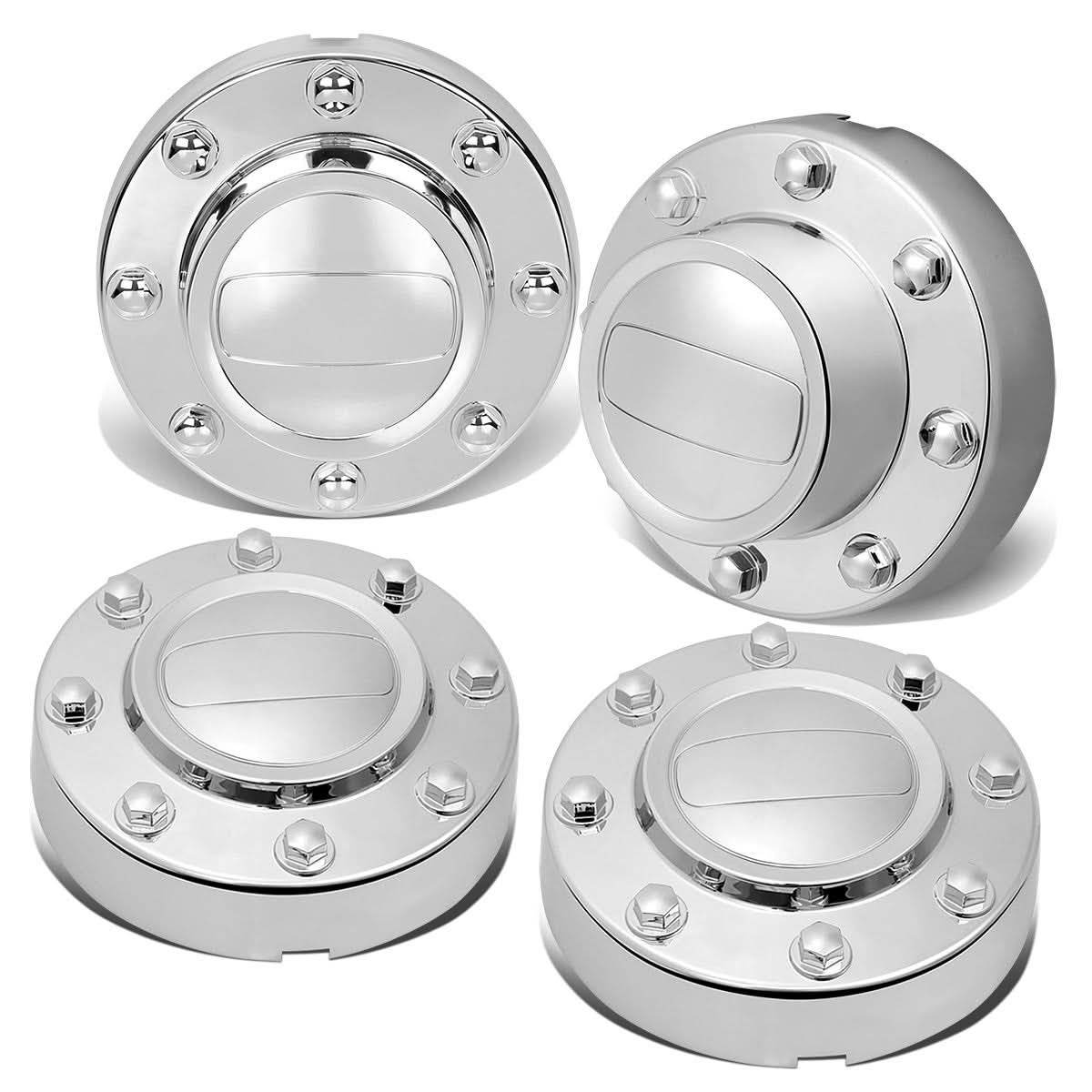 2011-2016 Dodge Ram 3500 Dually Wheel Center Hub Caps 10-Hole 4pc