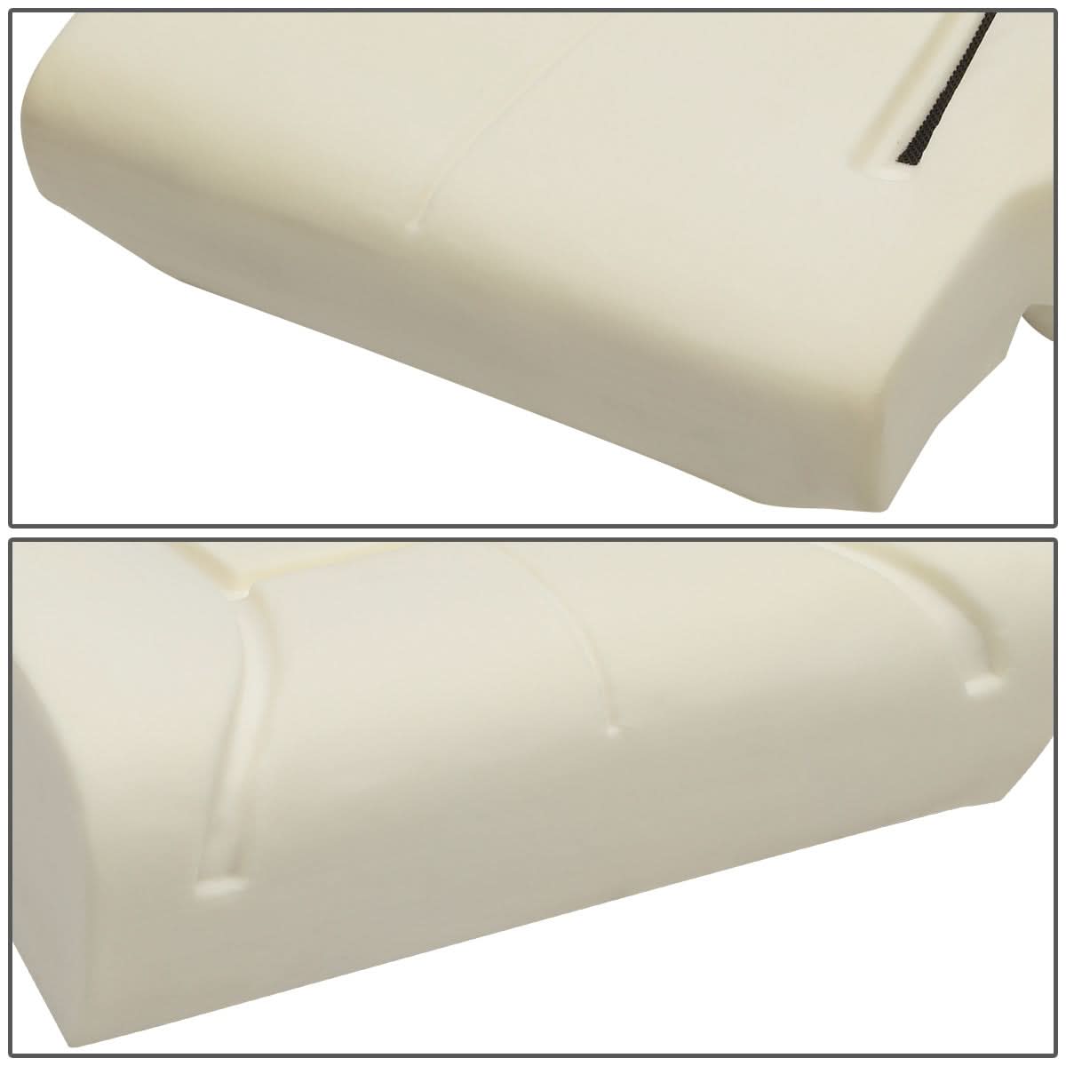 98-02 Dodge Ram Lower Bottom Seat Cushion Driver Side White