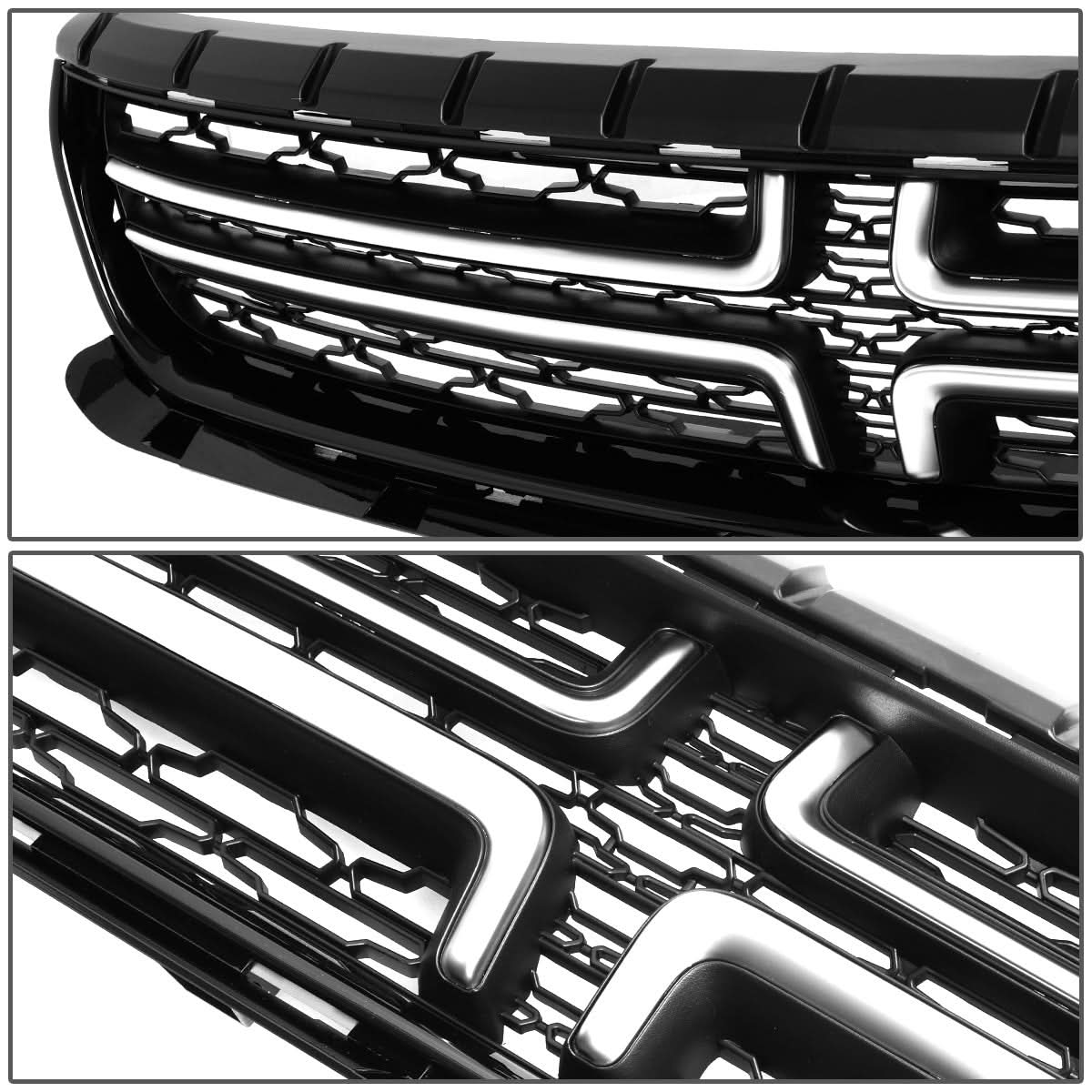 2015-2018 Dodge Charger OE Style Grille Black Chrome Trim