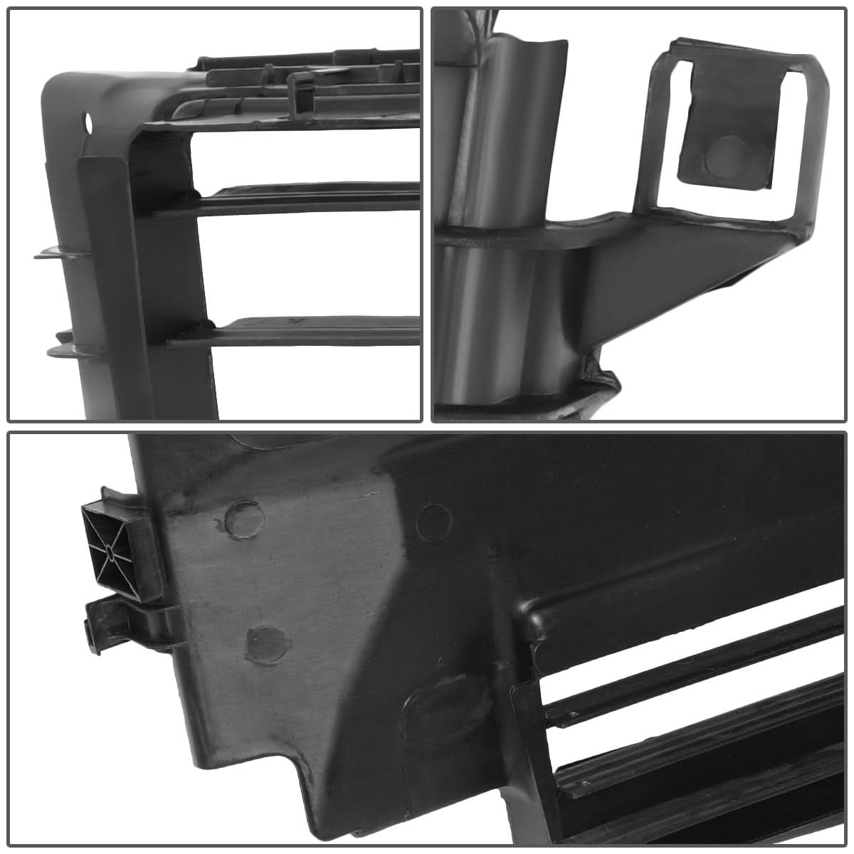 2012-2016 Ford Focus Radiator Shutter Assembly W/O Actuator Black