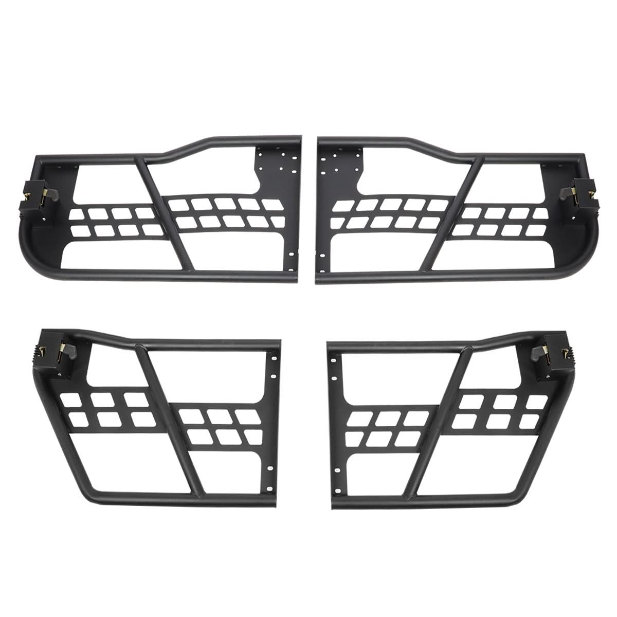 07-18 Jeep Wrangler JK Unlimited Safari Doors Set - Textured Black