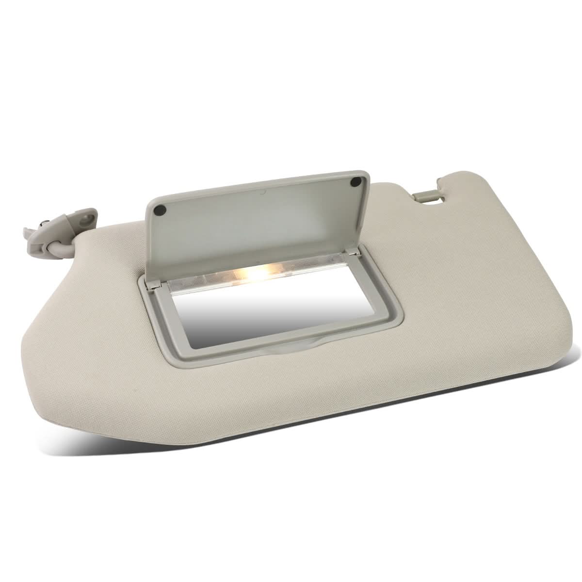 13-19 Nissan Pathfinder Sun Visor w/ Vanity Light Driver Side Gray