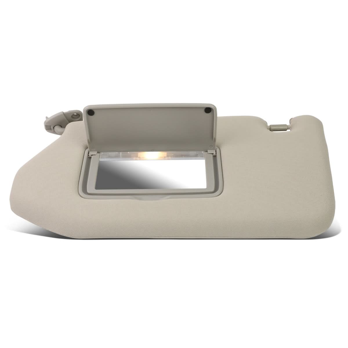 13-19 Nissan Pathfinder Sun Visor w/ Vanity Light Driver Side Gray