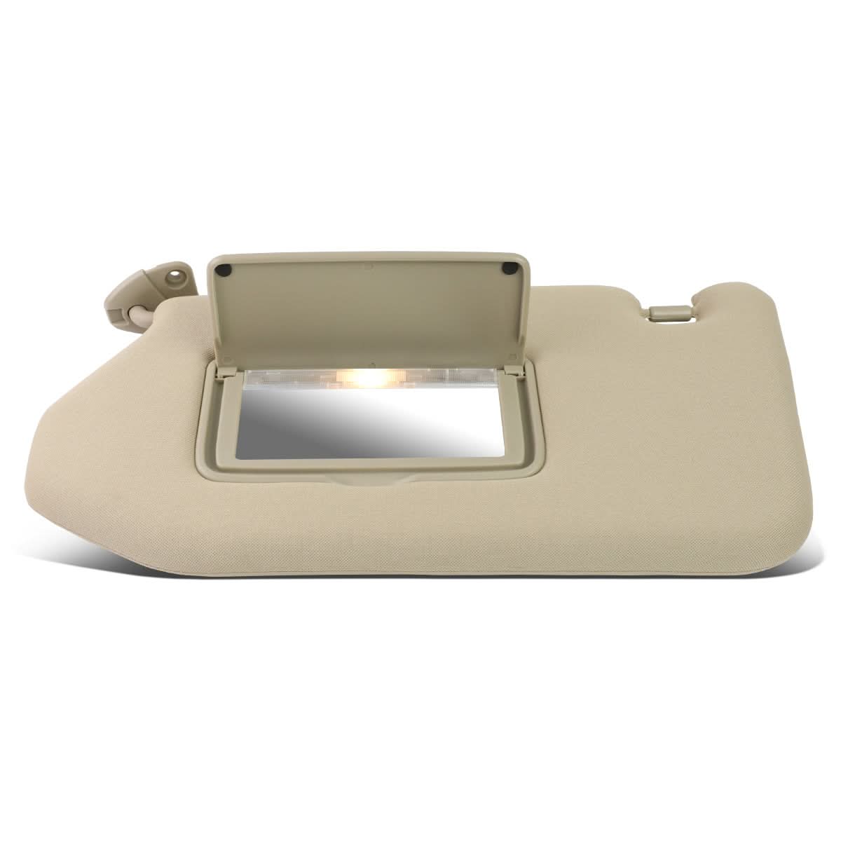 2013-2019 Nissan Pathfinder Sun Visor Driver Side Beige w/ Vanity Light