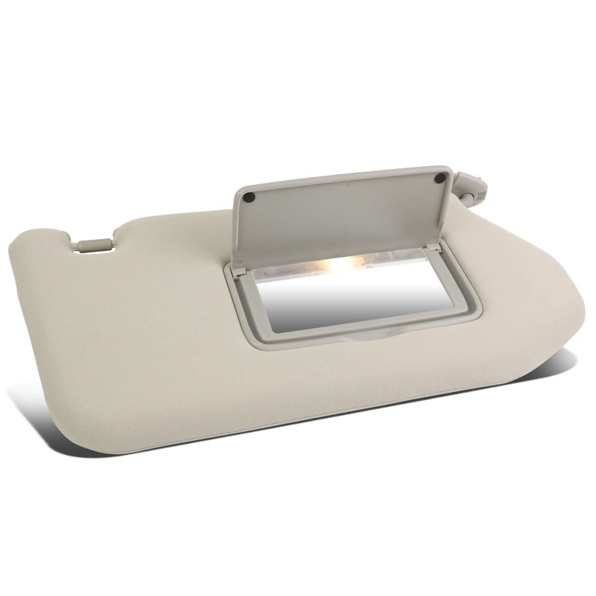 2013-2019 Nissan Pathfinder Gray Sun Visor w/ Vanity Light Passenger