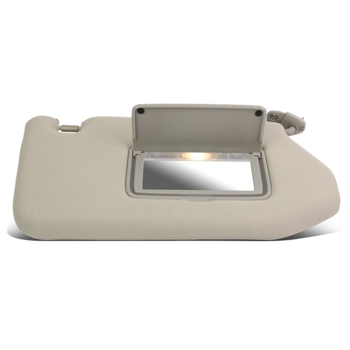 2013-2019 Nissan Pathfinder Gray Sun Visor w/ Vanity Light Passenger