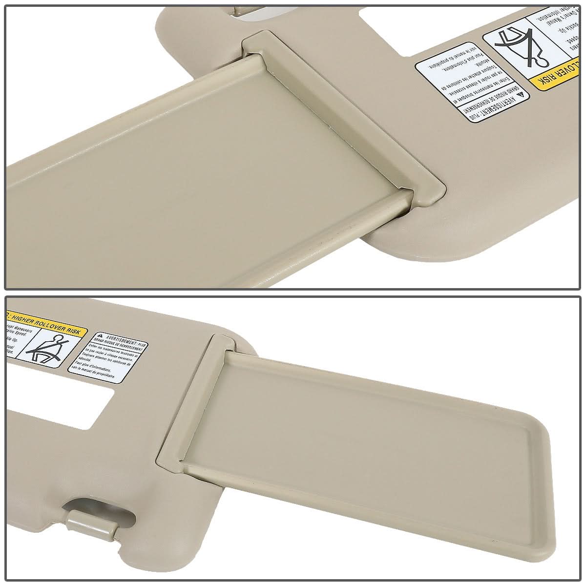 2006-2012 Toyota RAV4 Passenger Side Sun Visor - Beige
