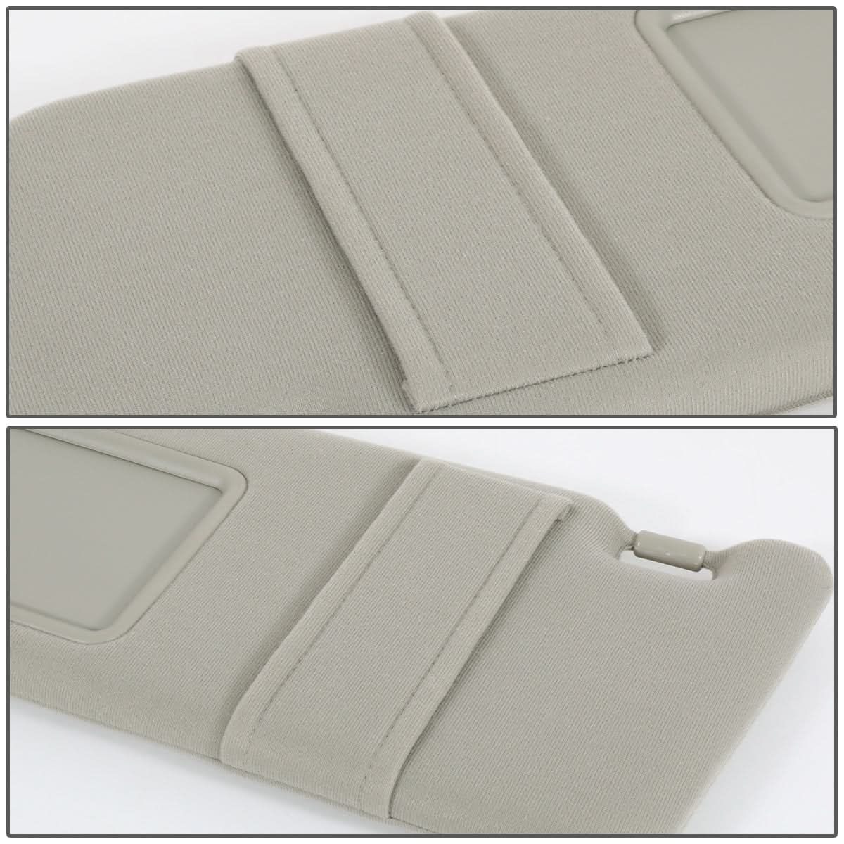 2007-2011 Toyota Camry Sun Visor Driver Side Beige Illuminated