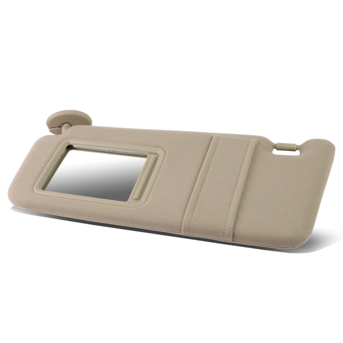 09-16 Toyota Venza Sun Visor Driver Side Beige Illuminated