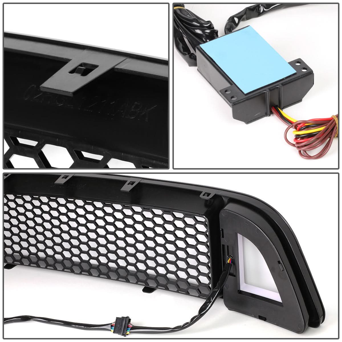 2013-2014 Ford Mustang Honeycomb Mesh LED DRL Grille