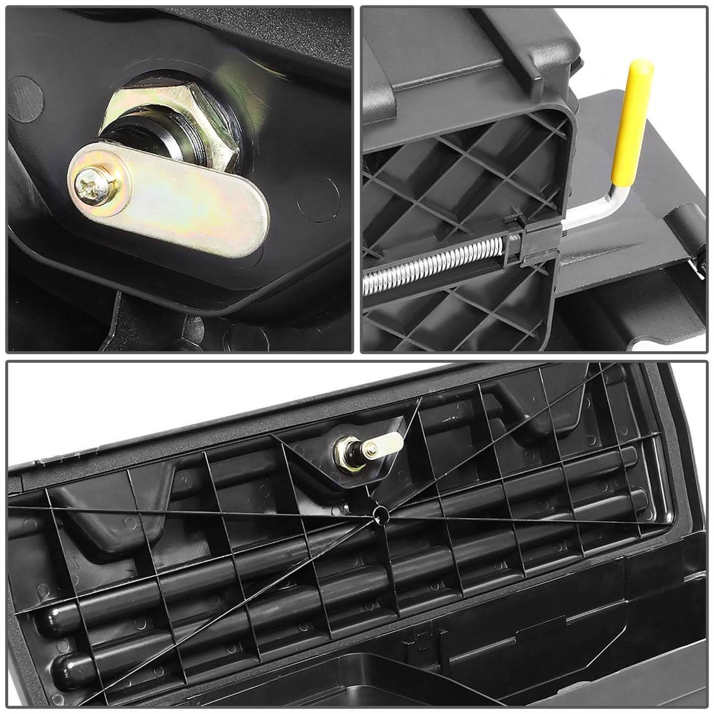 2005-2019 Toyota Tacoma Wheel Well Lock Box - Passenger Side Black