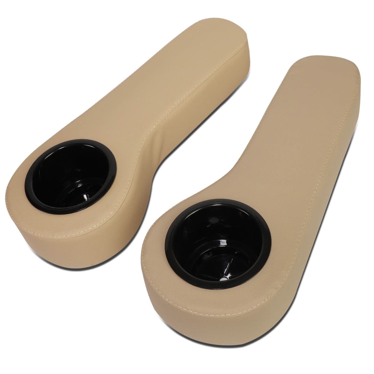 Golf Cart Seat Cup Holder Armrest - Brown EZGO Club Car Yamaha