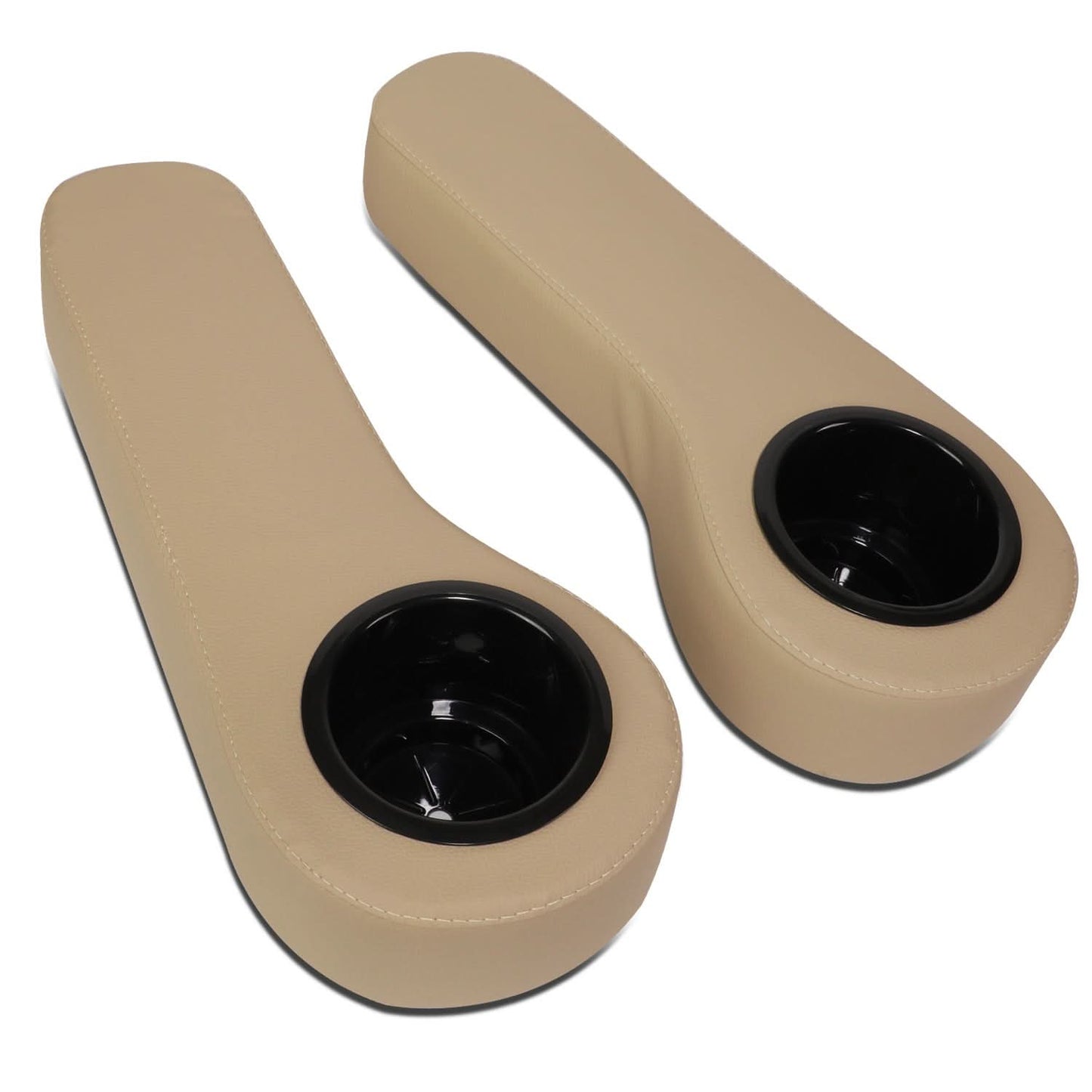 Golf Cart Seat Cup Holder Armrest - Brown EZGO Club Car Yamaha