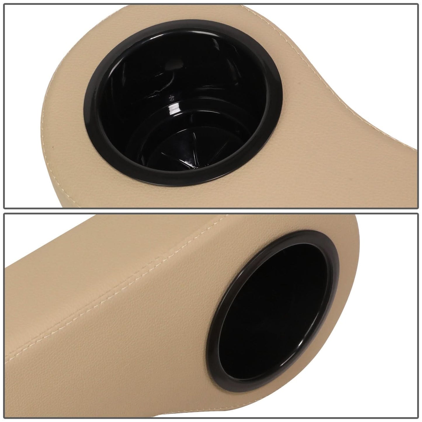 Golf Cart Seat Cup Holder Armrest - Brown EZGO Club Car Yamaha