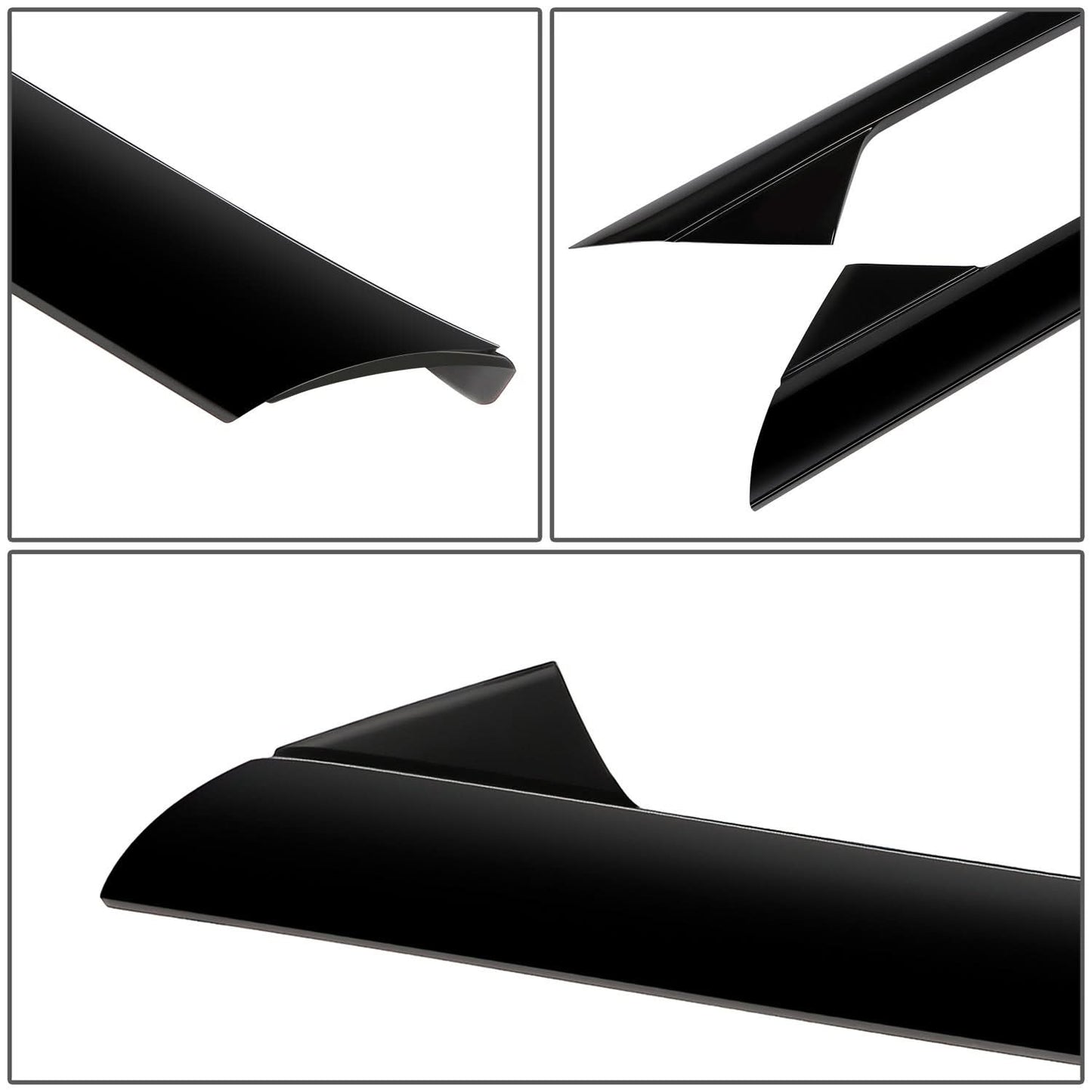 2011-2019 Ford Explorer Windshield Pillar Set - Black