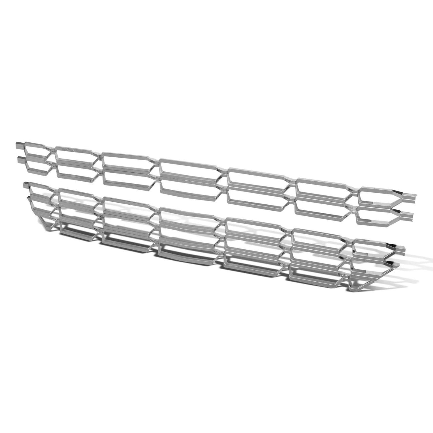 2016-2018 Chevrolet Silverado 1500 Chrome Grille Overlay Insert - 2PCS