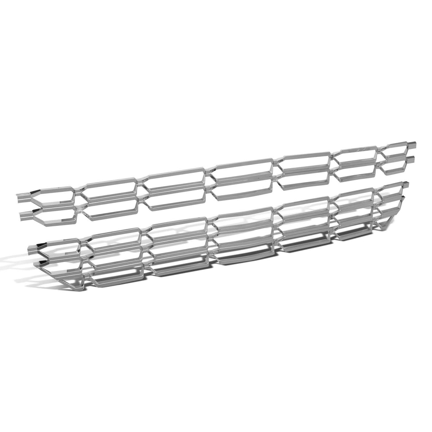 2016-2018 Chevrolet Silverado 1500 Chrome Grille Overlay Insert - 2PCS