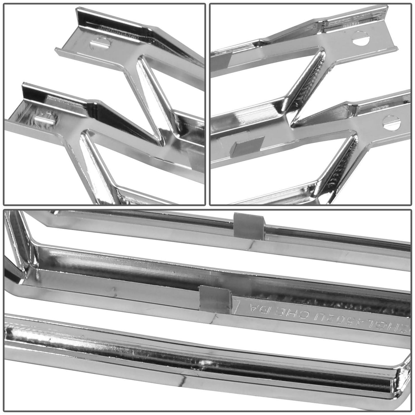 2016-2018 Chevrolet Silverado 1500 Chrome Grille Overlay Insert - 2PCS
