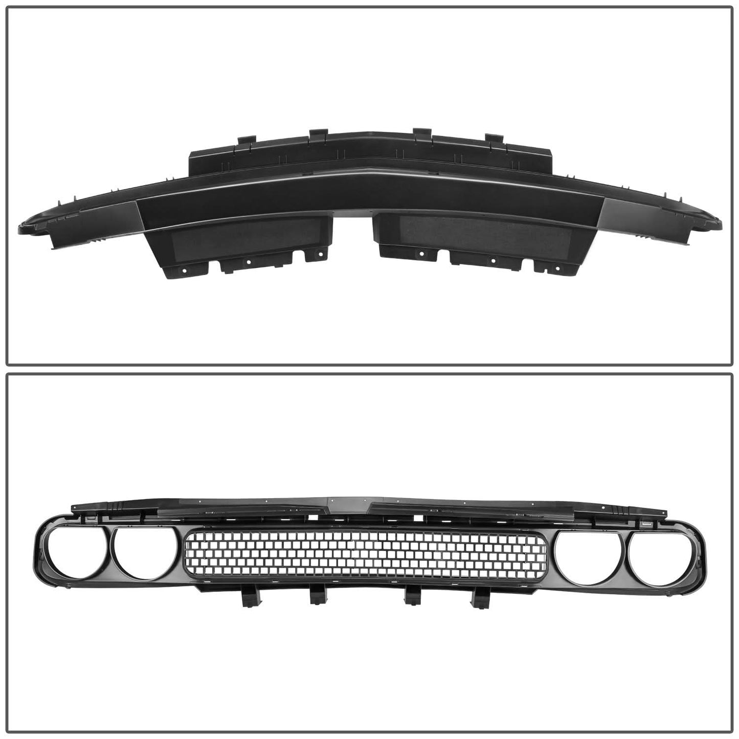 08-14 Dodge Challenger Front Bumper Grille - Matte Black
