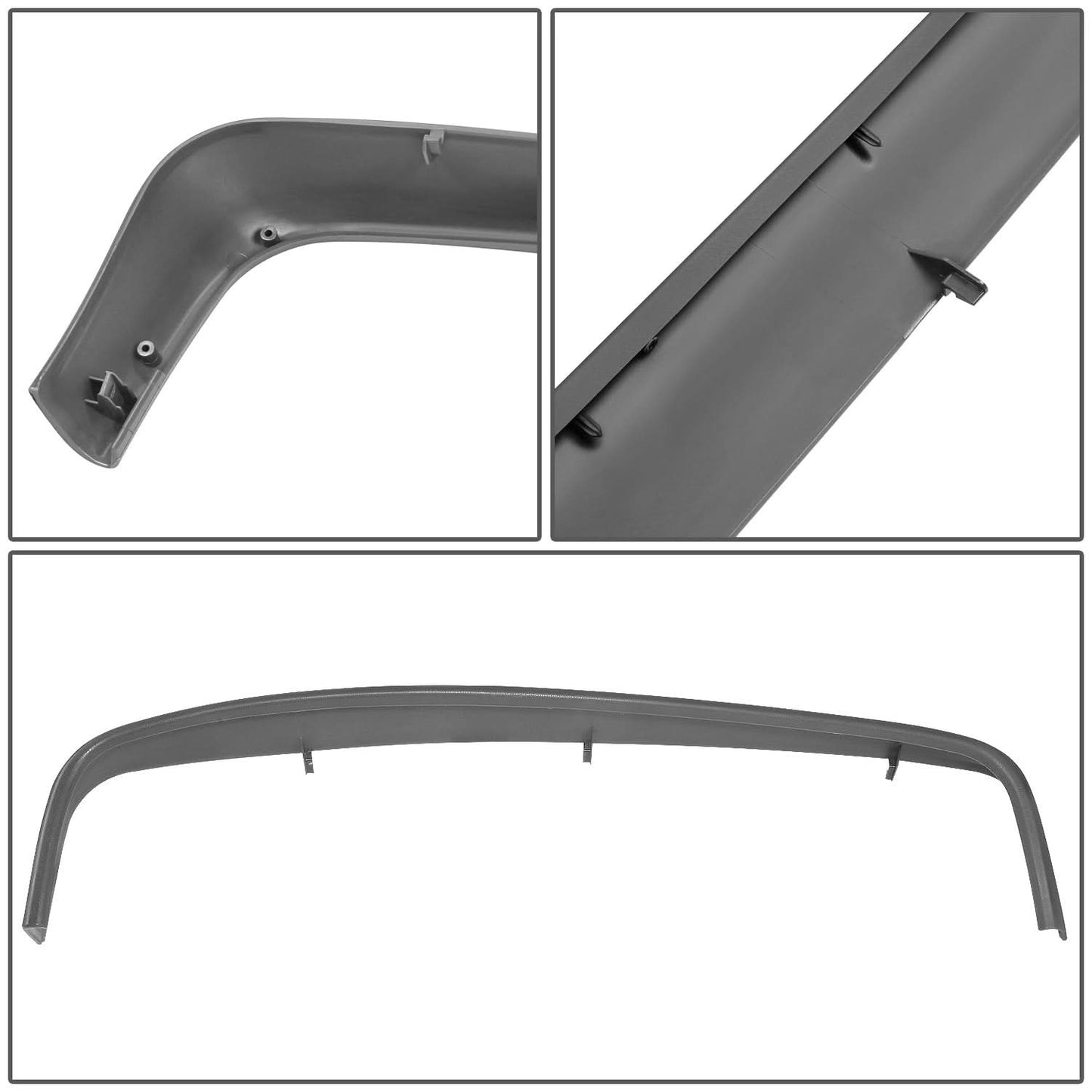 89-95 Toyota Pickup Textured Gray Instrument Cluster Panel Bezel Trim