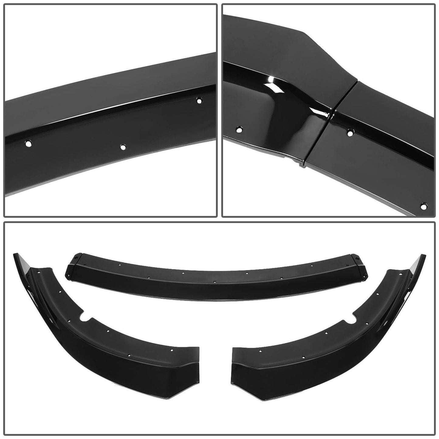 2015-2020 Dodge Charger SRT Front Bumper Splitter 3-Piece